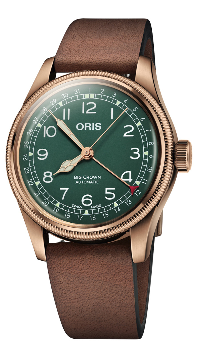 The integrated design of this Oris sports a distinctive look of vintage style.